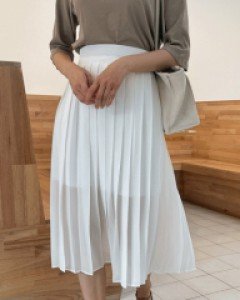 살랑 플리츠 밴딩스커트_F-4color, 살랑살랑 플리츠스커트-고급스러움, 안입은듯 편안함 - 스타일티바