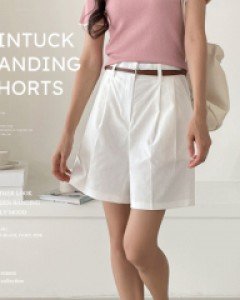 핀턱 히든밴딩 4부반바지_S,M,L-3color. 요즘스타일 스판반바지-핏과 편안함, 업뎃동시인기짱-[고객감사, 3000원할인] - 스타일티바