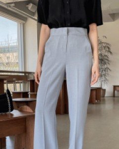 멜번 린넨스판 일자슬랙스_S,M,L-3color, 리얼노보정 내츄럴핏-소프트탄탄 레이온+린넨+스판-여름에도~ 완벽날씬핏으로!-소라S / 블랙M만가능~ - 스타일티바