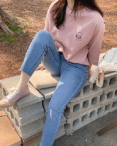 제로뱃살 빅밴딩 청바지_S,M,L,XL-은은한 데일리 워싱컬러!-빅밴딩,제로뱃살!-너무 편해~ 스판듬뿍 청바지! - 스타일티바