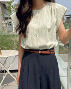 베리 캡소매 셔링블라우스-3color,쾌적한 바스락원단-팔뚝,부유방 가려주는 캡소매!-부담없이 매일매일 입자! - 스타일티바