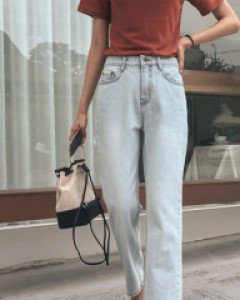 난스판 연청일자청바지_S,M,L,XL-컬러감&핏 너무 이쁜 일자청바지 - 스타일티바