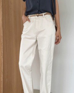 카치온 밴딩 일자팬츠_S,M,L-5color, 사계절 내내 입는 팬츠-멋스럽게 편안함을 입는 바지 - 스타일티바