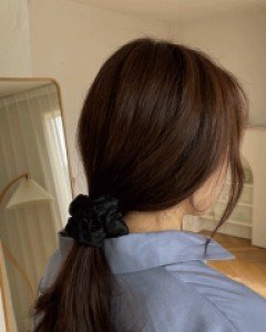 자카드 헤어곱창-3color,여리여리 레이스곱창 - 스타일티바