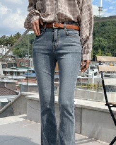 어던 밴딩스판 부츠컷청바지-데일리하게 입기 좋은 부츠컷 - 스타일티바