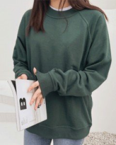 커딜 쭈리맨투맨티-3color,매력적인 컬러감-퀄리티 좋은 쭈리원단-오버핏으로 더욱 편안하게~ - 스타일티바