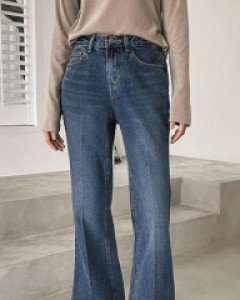 에코 레직기 부츠컷청바지_S,M,L-친환경 에코원단-톡톡,핏좋은 레직기 청바지-날씬한 실루엣 연출!! - 스타일티바