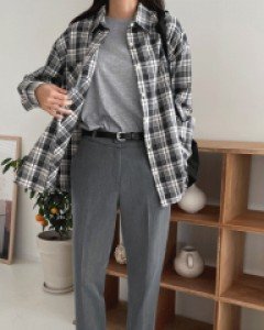 카론 슬림 배기 스판 슬랙스__S,M,L,XL,2XL,3XL-3color, 베스트 베이직슬랙스 -기본사이즈부터 빅사이즈까지! - 스타일티바