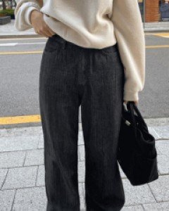 데일리 이염없는 생지청바지_S,M,L,XL,2XL,3XL-톡톡소프트, 이염걱정없이 편하게~-기본부터 빅사이즈까지!-핏좋은 와이드팬츠 - 스타일티바
