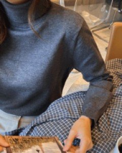 따스해 캐시미어 목폴라니트티-8color, 심플미,다양한 컬러감-넥을 감싸줘 더욱 멋스런 무드 - 스타일티바