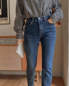 잇템 기모밴딩 일자청바지_S,M,L,XL-2color, NO보정 편안한 일자핏-고퀄리티,  데일리 기모청바지 - 스타일티바
