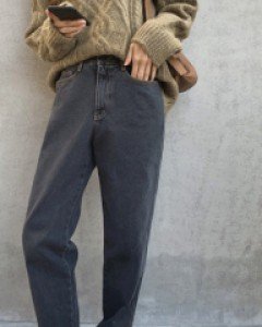친환경 에코 세미배기청바지_S,M,L,XL-2color,친환경 에코원단-딥한 컬러감으로 더 슬림하게-난스판이지만 편안한 배기핏 - 스타일티바