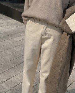 누트 하이 기모일자팬츠_S,M,L,XL-5color, 안감기모로 따뜻해요-베스트 기본핏, 멋진컬러-똑!떨어지는 일자핏,예술이야~ - 스타일티바
