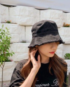 핀드 컷팅 버킷햇-2color, 빈티지 올풀림 버킷 - 스타일티바