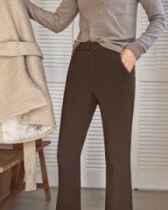치즈기모 왕스판 부츠컷슬랙스_S,M,L,XL-3color, 스판10% 스판슬랙스-이것보다 편한 슬랙스는 없다!-고탄력, 처음그대로의 핏[베스트셀러] - 스타일티바