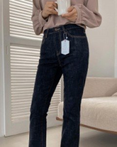노이염 기모밴딩 부츠컷청바지_S,M,L,XL-노이염 프리미엄 스판청바지-시크릿밴딩 - 스타일티바
