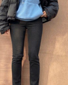인생스판 기모 일자스키니_S,M,L,XL,2XL,3XL-2color, 빅사이즈까지 제작-소프트한 고탄력!!, 발열기모-시크릿밴딩, 기능성 스키니청바지 - 스타일티바