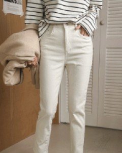 루베르 트임일자팬츠_S,M,L,XL-2color,따뜻한 베이직팬츠-시크릿밴딩,피치기모로 챙겨요~ - 스타일티바