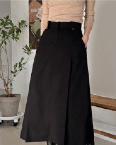 디토 버튼 롱스커트_S,M-2color - 스타일티바