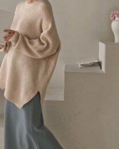 여리한 도톰보들 라운드니트티-4color, 포근 루즈핏 니트티 - 스타일티바