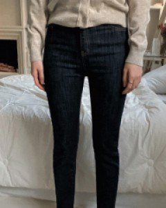 워드 밴딩생지 일자청바지_S,M,L,XL-물빠짐없이 입는 생지청바지-군살없이 슬림한 일자핏 - 스타일티바