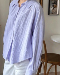 로망스 드라이 블라우스-3color, 로망 가득 드라이한 블랑 - 스타일티바