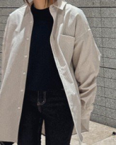 톡톡오버핏 스트라이프셔츠-4color, 편하고 루즈하게 롱셔츠 - 스타일티바