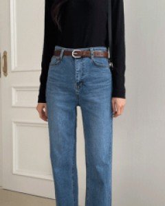 데즈 밴딩 일자청바지_S,M,L,XL-노보정 일자배기핏-멋스럽게 편하게 입어요 - 스타일티바