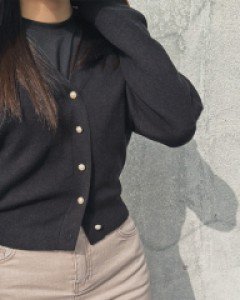 비스코스 퍼프 가디건-6color, 사랑스럽고 베이직-여성미 가득한 디자인- 보풀걱정 거의 없는 비스코스 니트 - 스타일티바