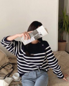 베디 단가라 단추니트-3color, 베이직! 컬러별로 소장-버튼+단가라~ 데일리해 - 스타일티바