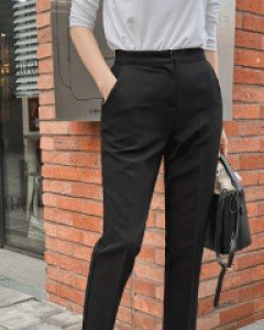 코코모 밴딩 슬랙스_S,M,L,XL-1color, 기획, 고퀄리티 - 스타일티바