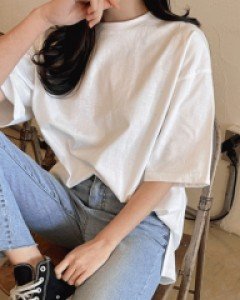 토엘 컬러반팔티셔츠-12color, 루즈핏 트임 베이직티-일주일 컬러별로~ 쉬운코디 - 스타일티바