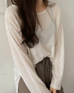 에빈 린넨 시스루니트티-4color, 린넨25%,시원촉촉-지금부터 간절기까지 쭉~ - 스타일티바