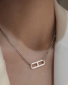 클러스터 목걸이-1color,[써지컬스틸] - 스타일티바