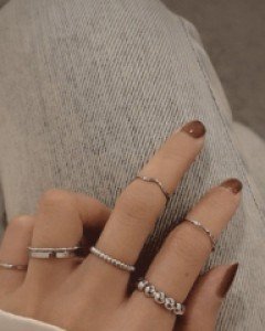 레브 레이어링 반지 세트-1color, [반지] - 스타일티바