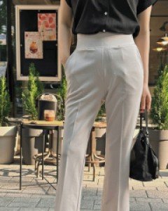 뱃살잡는 빅밴딩 부츠컷슬랙스_S,M,L,XL-2color - 스타일티바