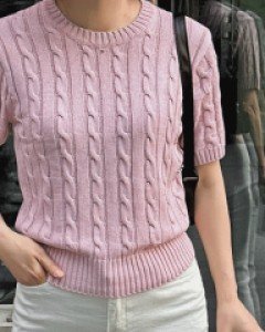 릴케 린넨니트티-5color - 스타일티바