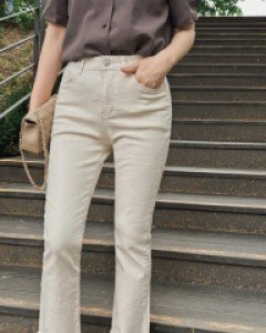 날씬라인 부츠컷면바지_S,M,L,XL-3color, 편안함 끝판왕 스판가득-매끈하게 잘 빠진 부츠컷핏 - 스타일티바