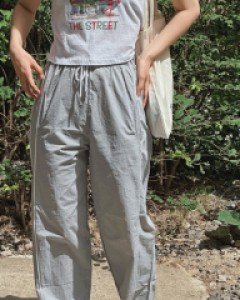 더블라인 조거팬츠-3color, 시원한 쿨링 조거 - 스타일티바