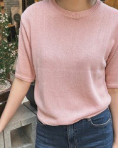 챠밍 린넨 니트티-4color - 스타일티바