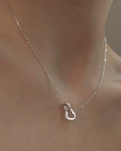 블레이 트윈하트 목걸이-[목걸이] - 스타일티바