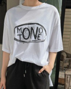 모노 루즈핏 반팔티-3color - 스타일티바