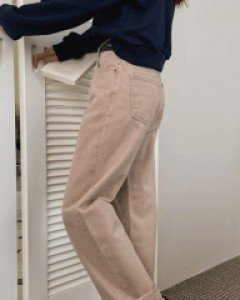 피그먼트 일자코튼팬츠_S,M,L-3color,고퀄리티 피그먼트워싱-물빠짐no! 빈티지한 무드-다리부각없는 내츄럴 일자핏 - 스타일티바