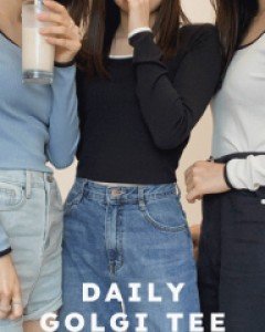 속초여행 배색 골지긴팔티-4color, 편안한 슬림 여리핏-배색 랍빠넥, 톡톡한 포인트-부드럽고 활동성 굿~ 강력추천 - 스타일티바