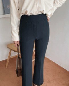 랜디01 빅밴딩 부츠컷슬랙스_S,M,L,XL-4color, 뷔페바지 빅밴딩슬랙스 - 스타일티바