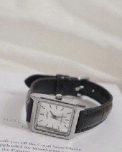 [정품]클래식스퀘어 카시오시계-카시오 정품, 가죽시계에요~-고급스러운 사각프레임, 인기많아요 - 스타일티바