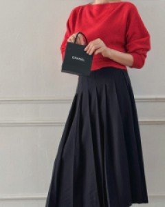 쥬르 볼드 주름 스커트-3color - 스타일티바