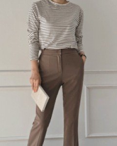 맨하탄 스판밴딩 부츠컷슬랙스_S,M,L,XL-3color, 베이직 밴딩슬랙스-활동감 참 좋은 사방 스판슬랙스 - 스타일티바