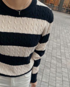 키키 울 단가라 니트티-3color, 초봄까지 따뜻하게 입는 울니트 - 스타일티바