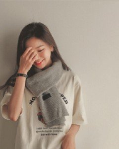 마코 울머플러-고급스러운 울니트, 고퀄리티-보들 폭신한 촉감의 니트머플러 - 스타일티바